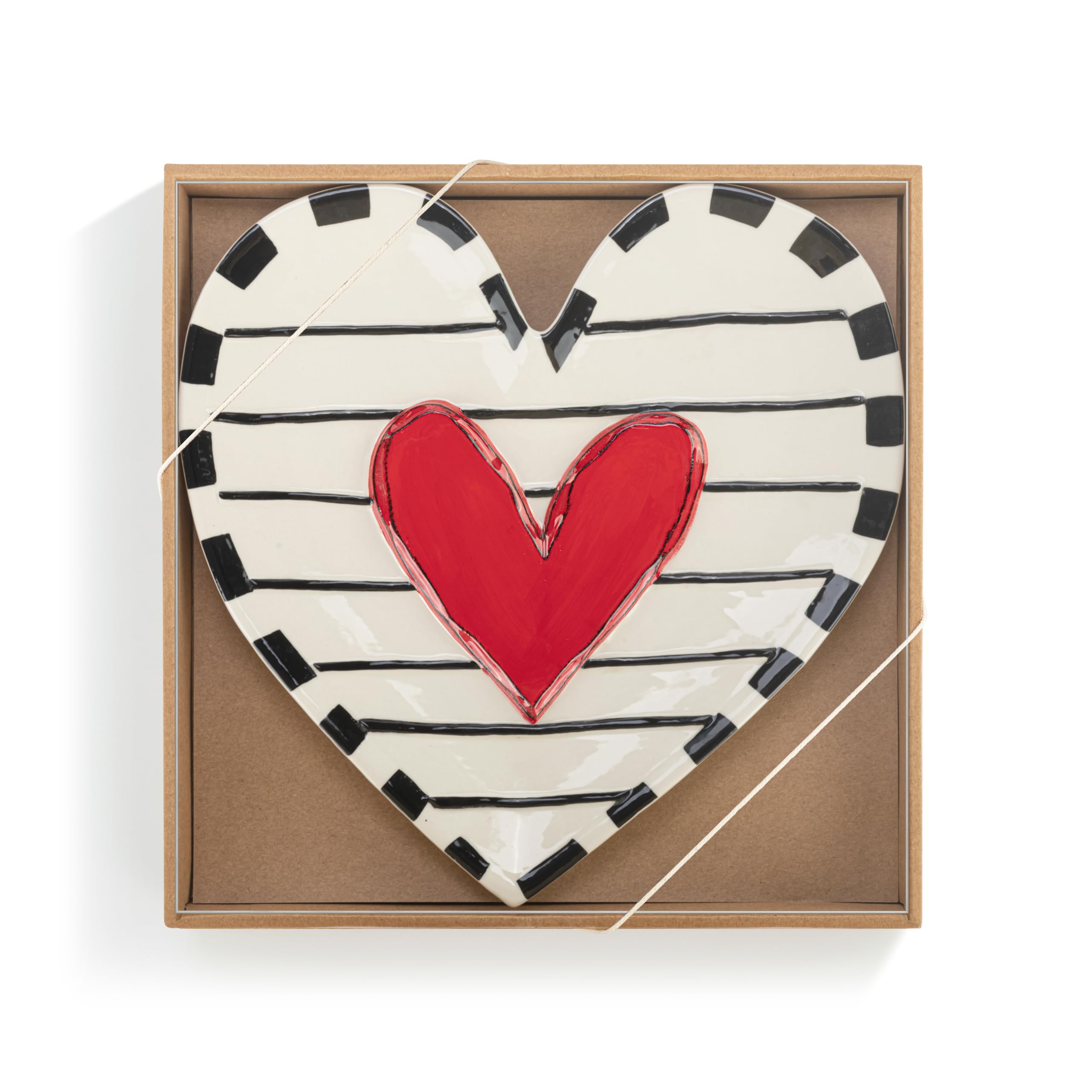 Amazon.com | DEMDACO Heartful Home by Tracy Pesche Collection Red